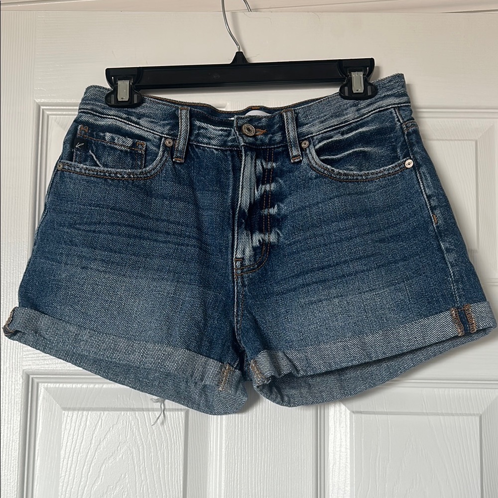 Classic Blue Denim Women's Shorts